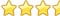 3 half stars